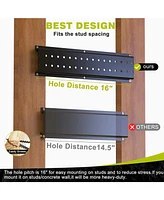 Hausource 48in Garden Tool Organizer Garage Storage Rack