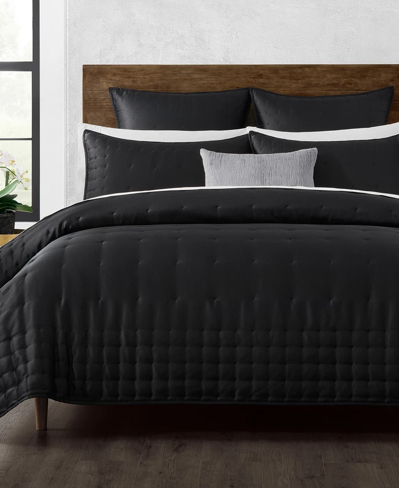 Donna Karan Home Hammered Silk Quilt