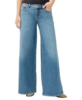 Silver Jeans Co. Women's Low Rise Ultra-Wide Leg Skater