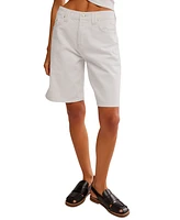 Free People Women's Montana High-Rise Cotton Shorts