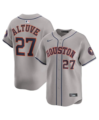 Nike Men's Jose Altuve Gray Houston Astros Road Limited Player Jersey
