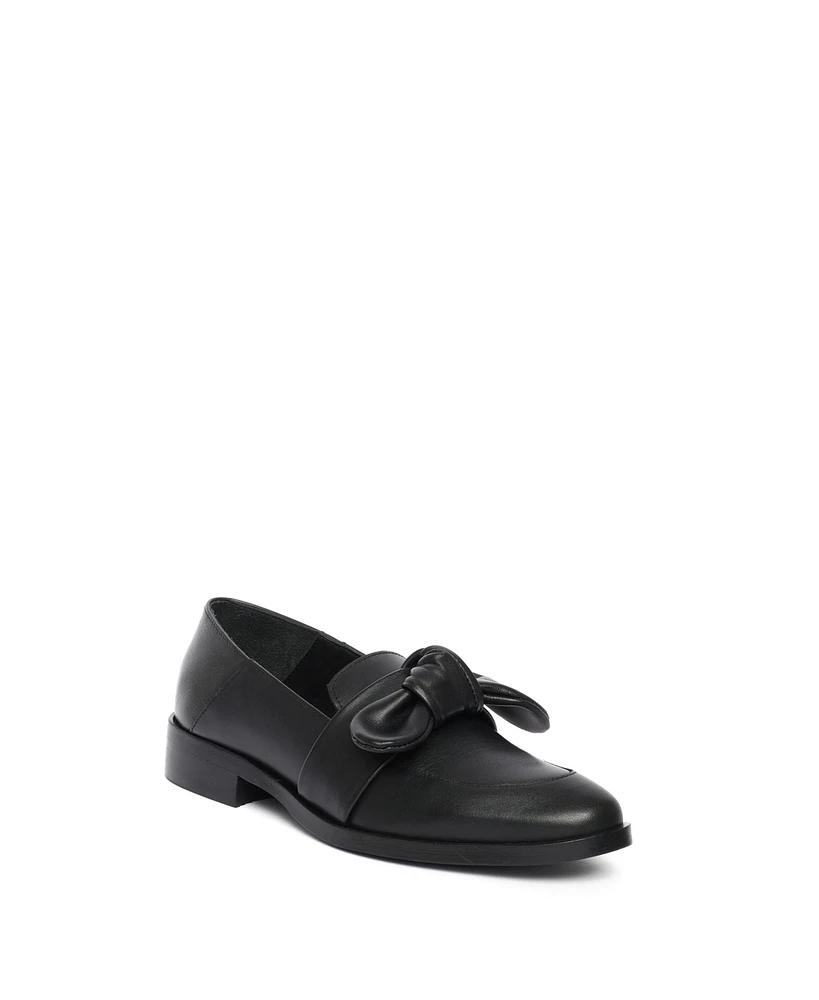 Maguire Shoes Valencia Bow Leather Loafer
