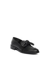Maguire Shoes Valencia Bow Leather Loafer