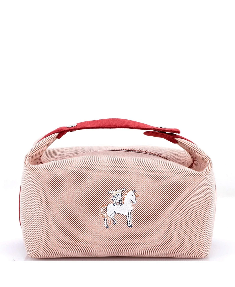 Pre-Owned Hermes Gm Bride-a-Brac Cabriole Travel Case Toile