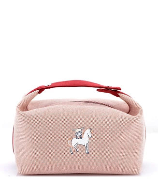 Pre-Owned Hermes Gm Bride-a-Brac Cabriole Travel Case Toile
