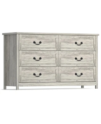 6 Drawer Dresser Chest of Drawers