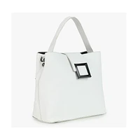 Women's Pure Perfection White Bucket Bag