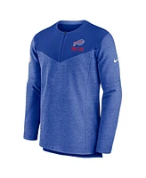 Men's Nike Royal Buffalo Bills Sideline Lockup Performance Quarter-zip Jacket