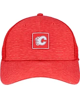 Fanatics Women's Red Calgary Flames Authentic Pro Adjustable Trucker Hat