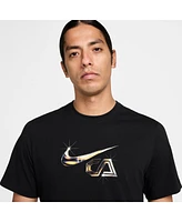 Nike Men's Black Club America Ca x Ca Swoosh T-Shirt