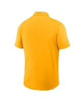 Nike Men's Gold West Virginia Mountaineers Primetime Victory Primary Logo Performance Polo Shirt