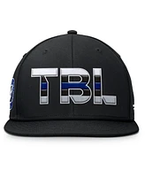 Fanatics Men's Black Tampa Bay Lightning Authentic Pro Alternate Jersey Snapback Hat
