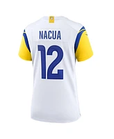 Nike Women's Puka Nacua White Los Angeles Rams Game Player Jersey