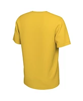 Nike Men's and Women's Gold Indiana Pacers 2025 Nba Playoffs On-Court Mantra T-Shirt