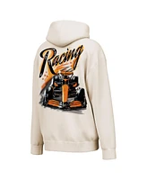 Outerstuff Men's Cream McLaren F1 Team Drive Fast Washed Pullover Hoodie