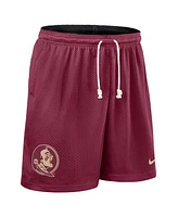 Nike Men's Garnet/Black Florida State Seminoles 2025 Sideline Reversible Performance Shorts