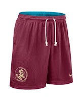 Nike Men's Garnet/Turquoise Florida State Seminoles 2025 Sideline Reversible Performance Shorts