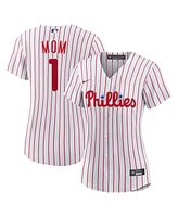Nike Women's White Philadelphia Phillies 1 Mom Home Replica Jersey