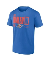 Fanatics Men's Blue Oklahoma City Thunder 2025 Northwest Division Champions Locker Room T-Shirt