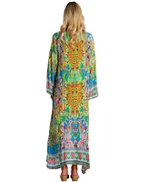 La Moda Clothing Women's Open Front Long Duster Cape