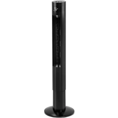 Cowsar Tower Fan Portable Floor Fans 85°Oscillating 43'' Quiet Cooling 12H Timer Remote Control Standing Bladeless Electric 3 Speeds Wind M