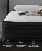 Brooklyn Bedding Select 10" Gel Memory Foam Hybrid Cushion Firm Tight Top Mattress