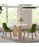 Adrian Modern Easy Assembly Space-Saving Dining Chair,Set of 2