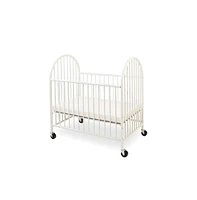 L.a. Baby Arched Metal Mini/Portable Crib