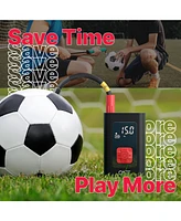 One 7.4V / 5200mAh Tire Inflator Portable Air Compressor, 150PSI