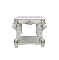 Contemporary Square End Table with Manufactured Wood Finish