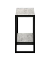 End Table with Shelf – Practical Storage and Display Table for Home Decor