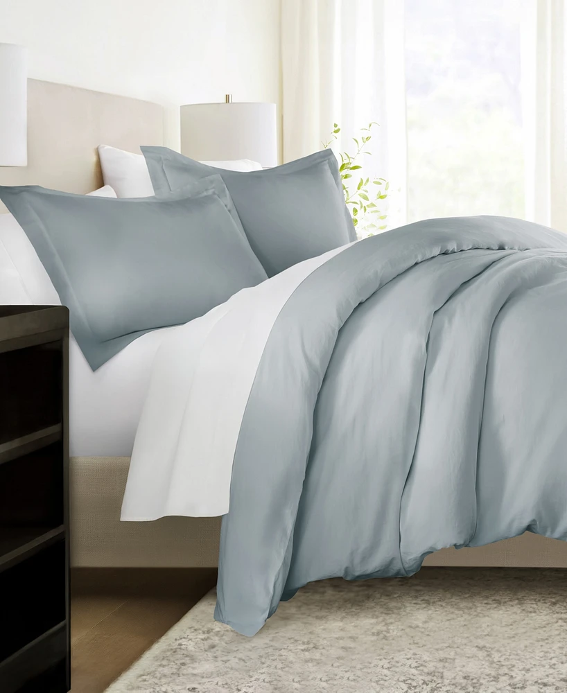 ienjoy Home Ultra Soft Brushed Cotton 3-Pc. Duvet Cover Set