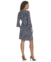 Tommy Hilfiger Petite Floral-Print Mini Dress