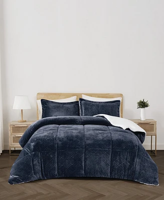 Cannon Carved Softness 3-Pc. Comforter Set