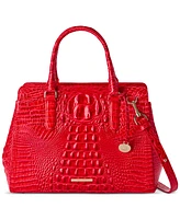 Brahmin Finley Leather Satchel