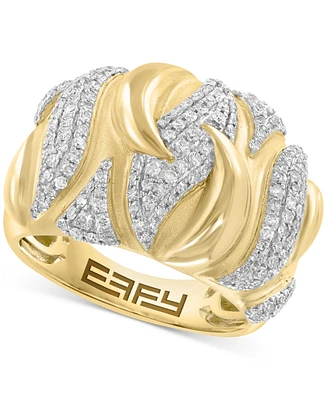 Effy Diamond Statement Ring (5/8 ct. t.w.) in 14k Yellow Gold