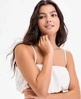 French Connection Women's Nomi Cotton Crop Top