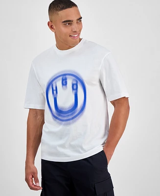 Hugo Boss Men's Nalax Short Sleeve Graphic Crewneck T-Shirt