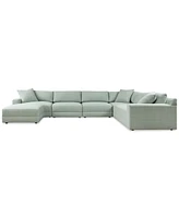 Mayela -Pc. Fabric Chaise Sectional