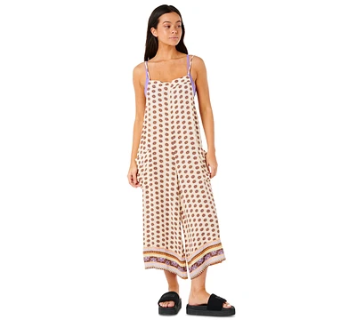 Rip Curl Juniors' Cala Nights Wide-Leg Jumpsuit