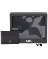 Hugo by Hugo Boss Men's Card Case & Cufflink Set