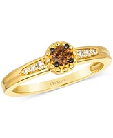 Le Vian Chocolate Diamond & Nude Diamond (1/4 ct. t.w.) Ring in 14k Gold