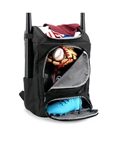 J World Athlete Backpack with Shoe Compartment Bat Holders and Night Visibility