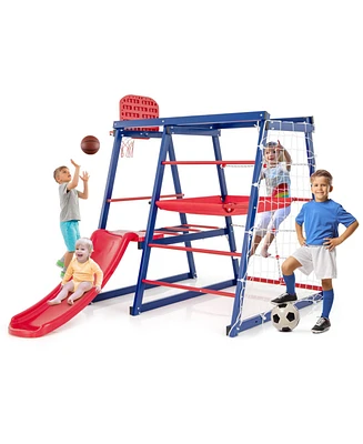 7-In-1 Metal Toddler Climbing Toys for 3-7 Years Old