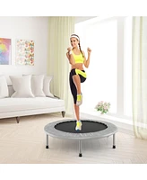 38 Inch Mini Folding Trampoline Portable Recreational Fitness Rebounder