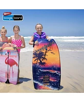 37" Body Board with Wrist Leash Fiberclad Cover Phuzion Core Crescent Tail