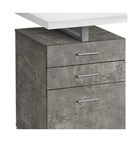 Compact Computer Desk with Three Drawers – Space-Saving and Practical Design