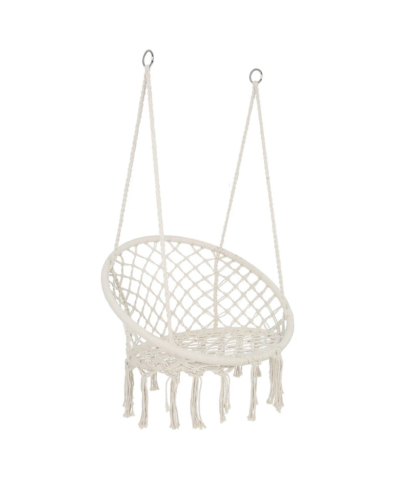 Hammock Swing Chair, 300 Lbs Capacity, Portable 31.5'' for Indoor/Outdoor Use
