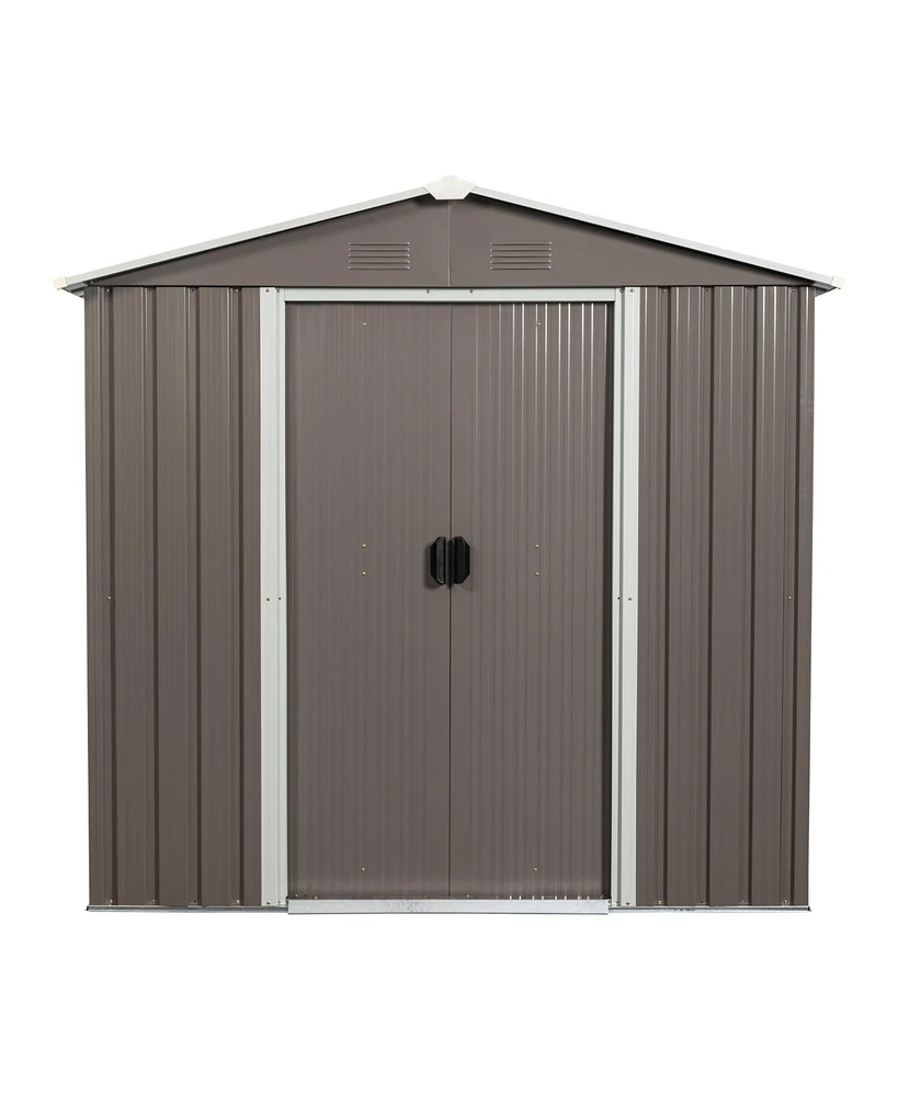 6ft x 5ft Outdoor Metal Storage Shed