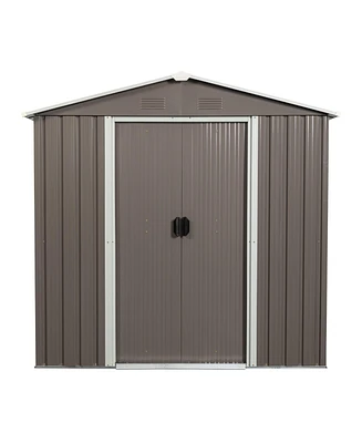 6ft x 5ft Outdoor Metal Storage Shed